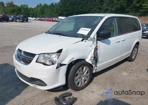 2018 Dodge Grand Caravan Se из США, поврежденный, VIN 2C4RDGBG8JR285598
